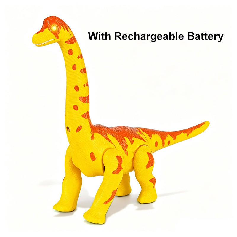 Elektrisch loopend Brachiosarus-dinosaurus-speelgoed