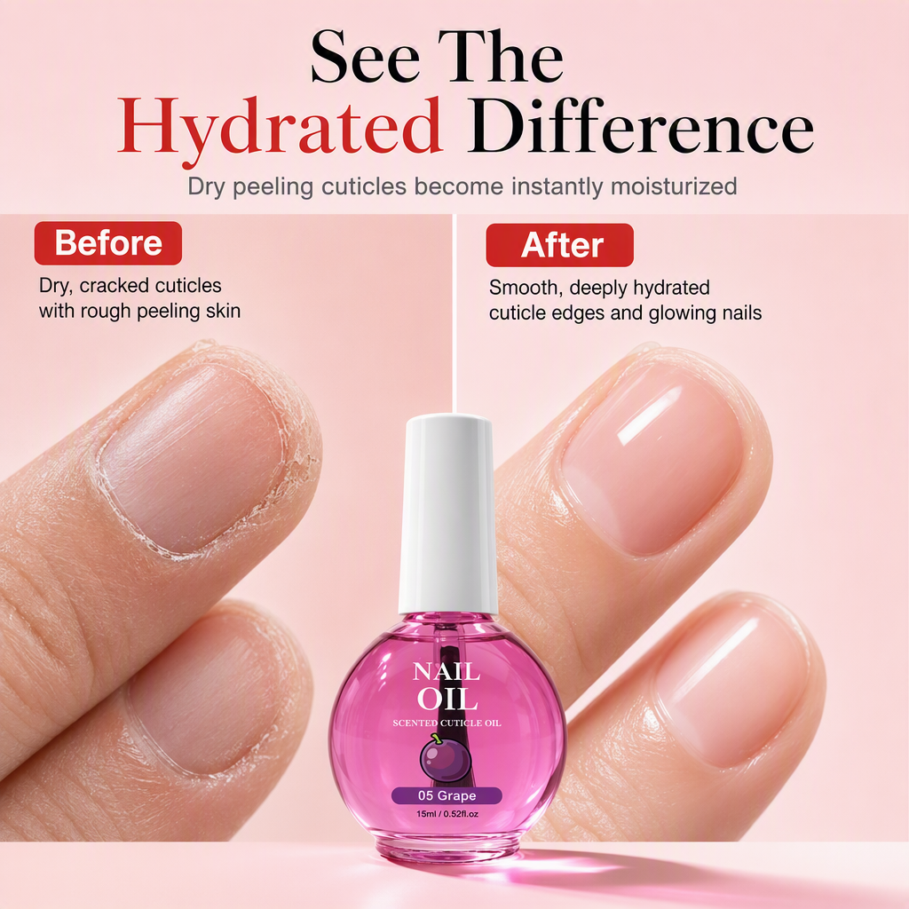 💅 50% korting! Voedende nagelriemolie – precisieborstel, diepe hydratatie & herstel. 6 geuren, 15 ml – transformeer droge nagelriemen! ✨🌸