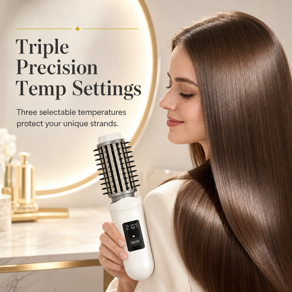 💇‍♀️ 50% korting! Draadloze stylingkam – 3 temperaturen, beschermende tanden & lange batterijduur. Voor salonachtige gladheid overal & altijd! ✨🔋