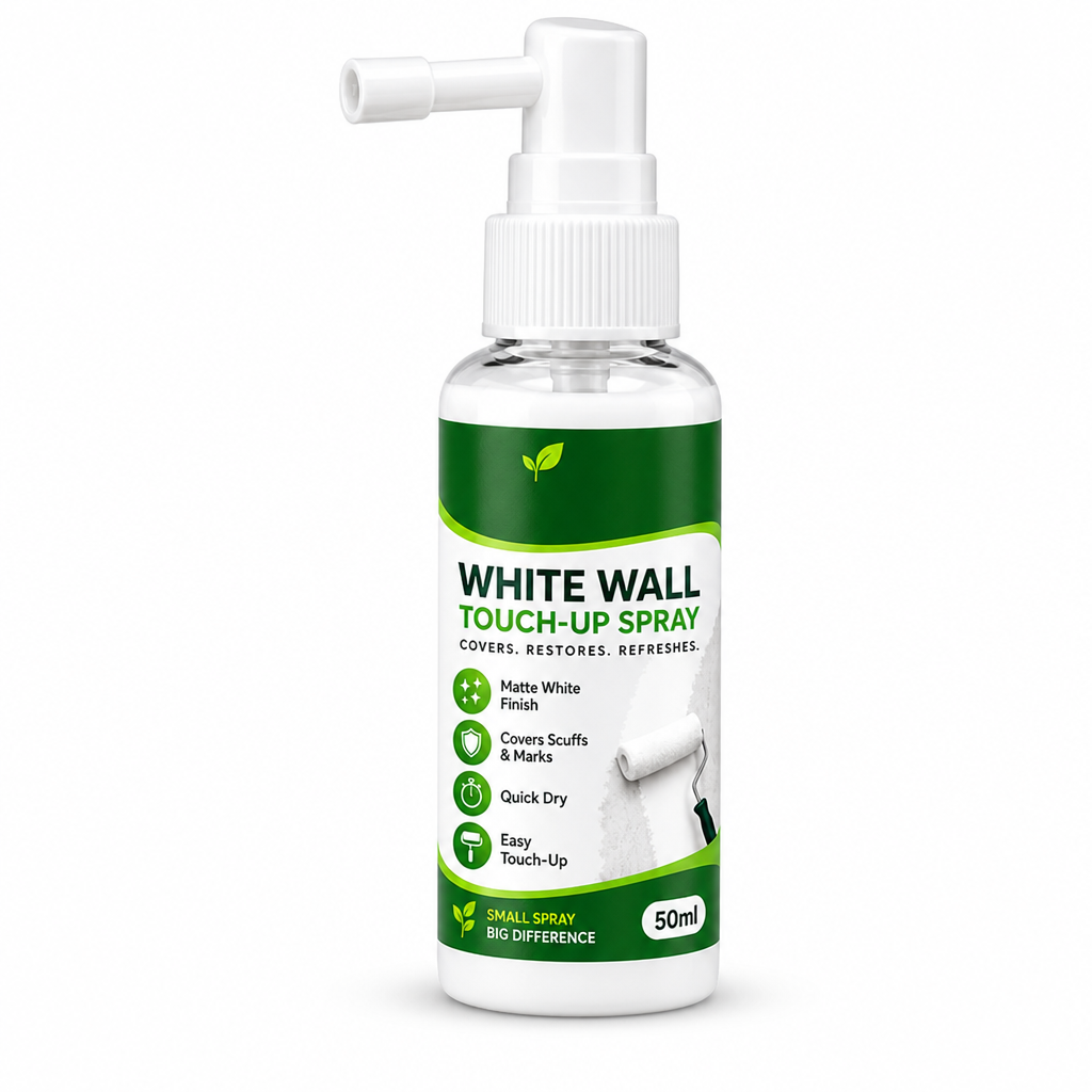 🏠 50% korting! Matwitte muurreparatiespray – dekt vlekken & slijtageplekken naadloos af. Precisiespray voor hoeken – duurzaam & langdurig! ✨🎨