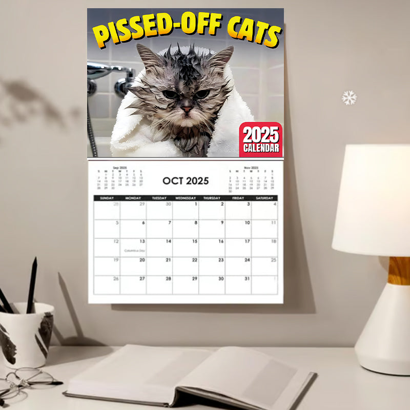 😾 50% korting! Grumpy Cats kalender – 12 maanden humor, premium kunstpapier & ruime maandplanning. Perfect cadeau voor kattenliefhebbers! ✨📅