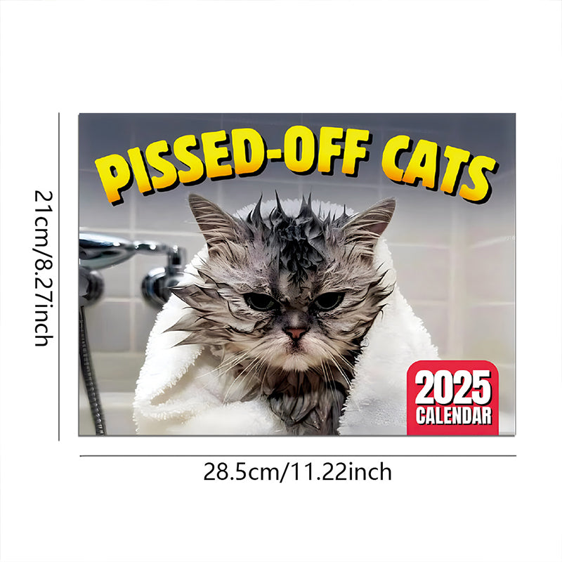 😾 50% korting! Grumpy Cats kalender – 12 maanden humor, premium kunstpapier & ruime maandplanning. Perfect cadeau voor kattenliefhebbers! ✨📅