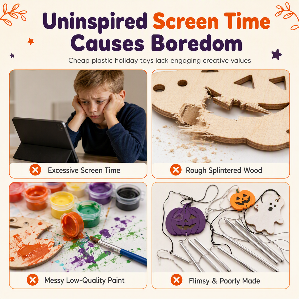 🎃 50% korting! DIY houten pompoen decoratie – schilder, monteer & hang uw eigen Halloween-pompoen op. Inclusief verf & penseel bij geselecteerde varianten! ✨🖌️