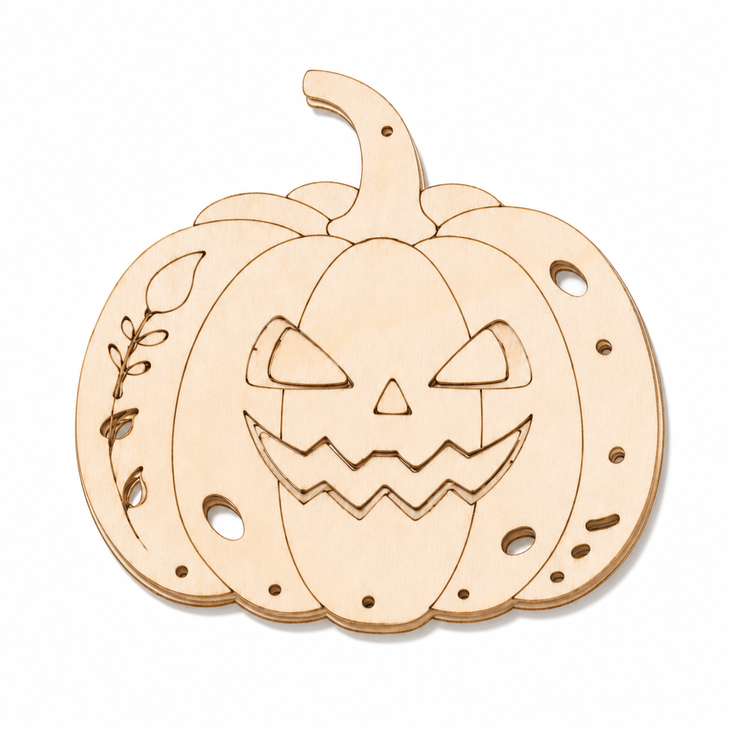 🎃 50% korting! DIY houten pompoen decoratie – schilder, monteer & hang uw eigen Halloween-pompoen op. Inclusief verf & penseel bij geselecteerde varianten! ✨🖌️