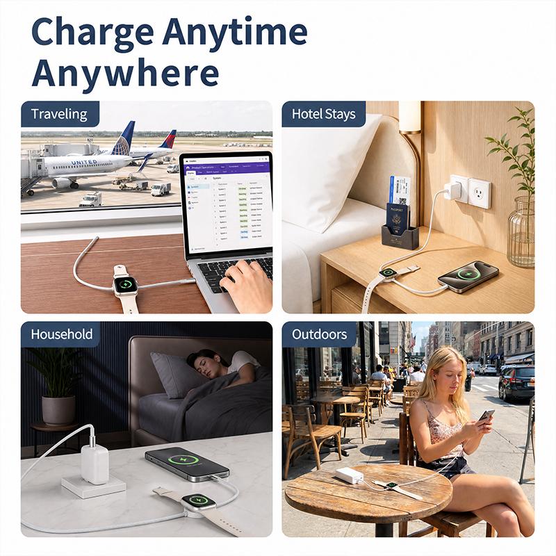 ⌚ 50% korting! Snellaadkabel voor horloges – magnetisch kliksysteem & USB-C-voeding. Laad horloge, telefoon & meer met 1 kabel! ✨🔋