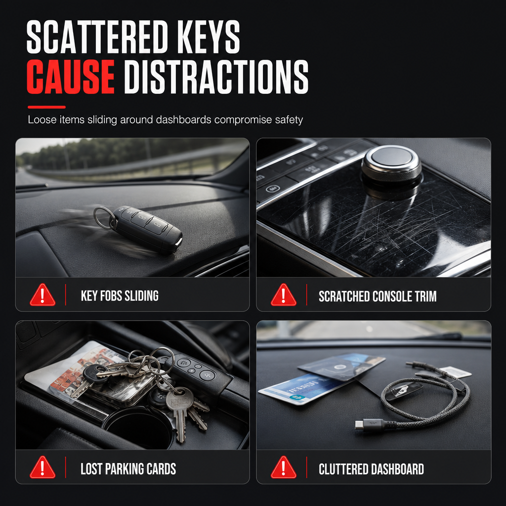 Car Key Fob Holder with Hook