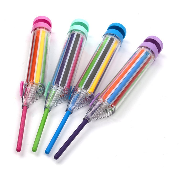 📢📢  1+1 gratis🎨 Teken direct in 8 kleuren! Veelkleurige krijtstift zonder doosje