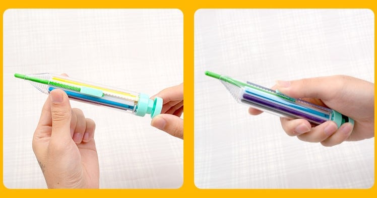 📢📢  1+1 gratis🎨 Teken direct in 8 kleuren! Veelkleurige krijtstift zonder doosje