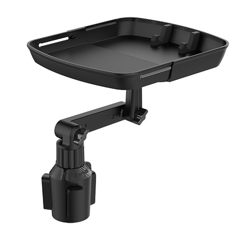 🚗 50% korting! Autoplateau voor bekerhouder – 360° draaibaar, uitschuifbaar & geïntegreerde telefoonhouder. Montage zonder gereedschap – voor maaltijden & navigatie! ✨🍔