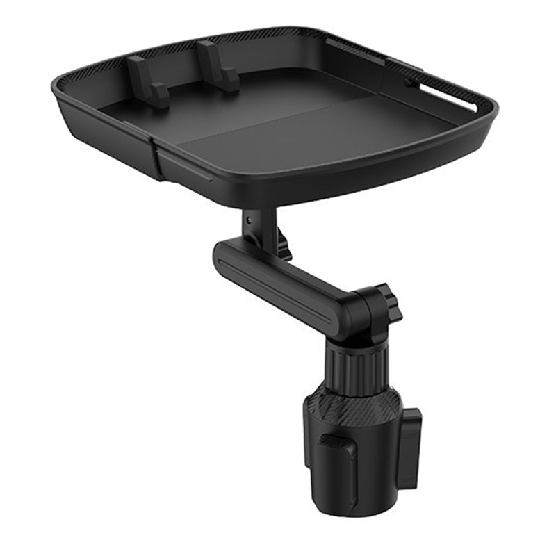 🚗 50% korting! Autoplateau voor bekerhouder – 360° draaibaar, uitschuifbaar & geïntegreerde telefoonhouder. Montage zonder gereedschap – voor maaltijden & navigatie! ✨🍔