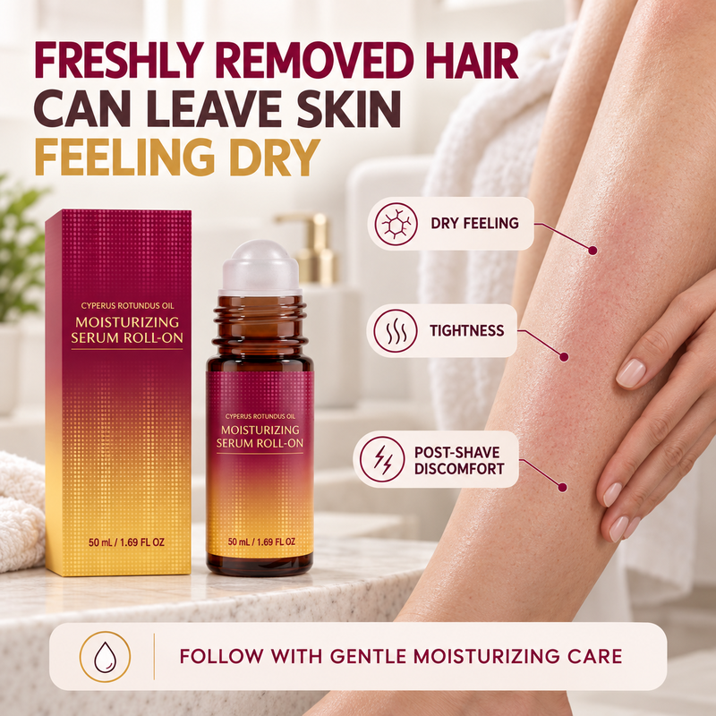 🌸 50% korting! Roll-on na het ontharen – rollerball voor gericht aanbrengen, lichte niet-vette formule & hydrateert direct. 50 ml, overal mee naartoe! ✨🧴