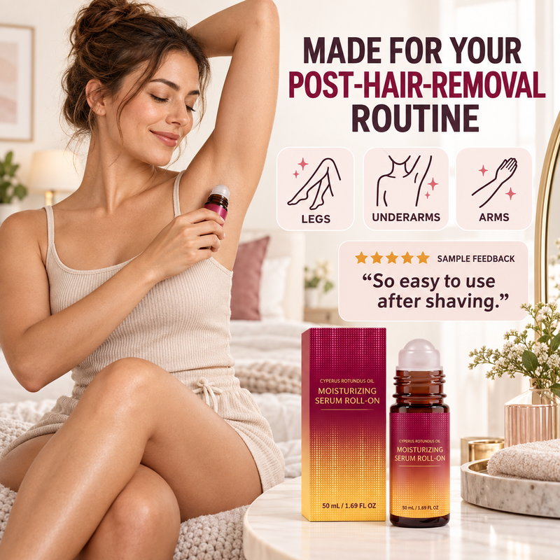🌸 50% korting! Roll-on na het ontharen – rollerball voor gericht aanbrengen, lichte niet-vette formule & hydrateert direct. 50 ml, overal mee naartoe! ✨🧴