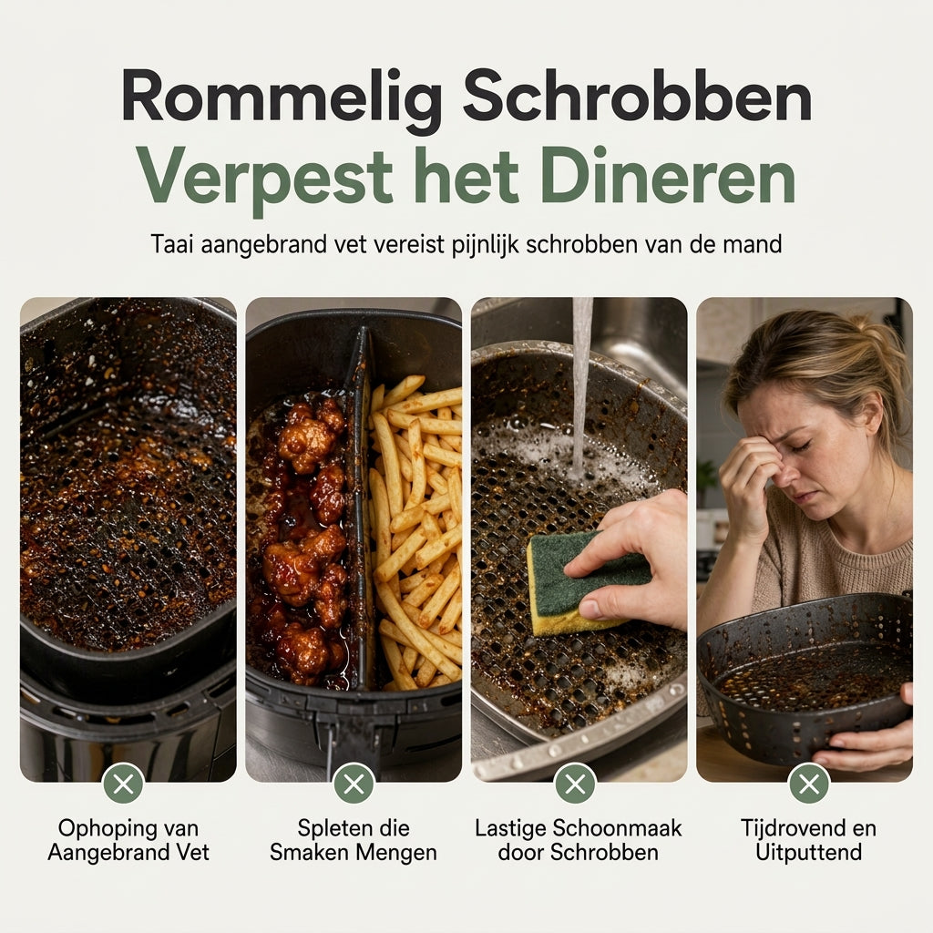 🍳 50% korting! Dubbele bakvorm – 2 aparte zones voor verschillende smaken, minder vet & knapperig resultaat. Flexibel siliconen – eenvoudig schoon te spoelen! ✨🧽