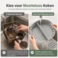 🍳 50% korting! Dubbele bakvorm – 2 aparte zones voor verschillende smaken, minder vet & knapperig resultaat. Flexibel siliconen – eenvoudig schoon te spoelen! ✨🧽
