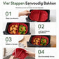 🍳 50% korting! Dubbele bakvorm – 2 aparte zones voor verschillende smaken, minder vet & knapperig resultaat. Flexibel siliconen – eenvoudig schoon te spoelen! ✨🧽