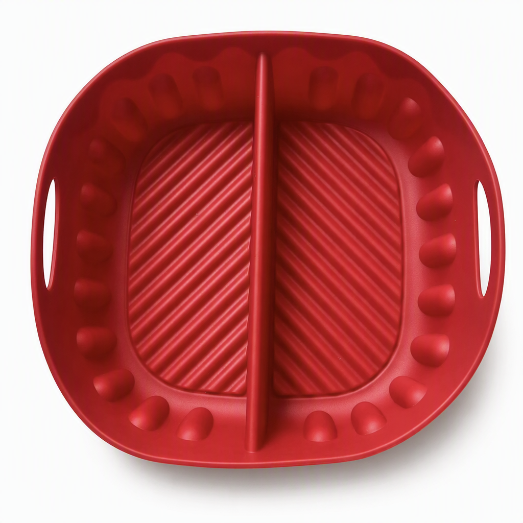 🍳 50% korting! Dubbele bakvorm – 2 aparte zones voor verschillende smaken, minder vet & knapperig resultaat. Flexibel siliconen – eenvoudig schoon te spoelen! ✨🧽