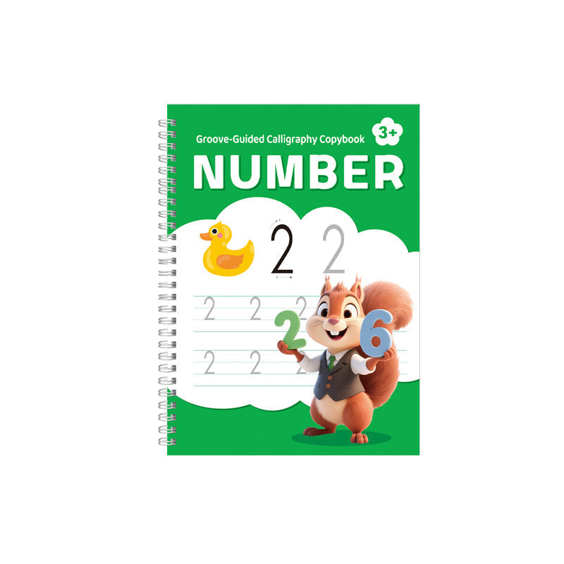 ✍️ 50% korting! Herbruikbaar gegroefd kalligrafie oefenboek – voor kinderen. Verbeter handschrift, eindeloos oefenen & milieuvriendelijk! ✨📚