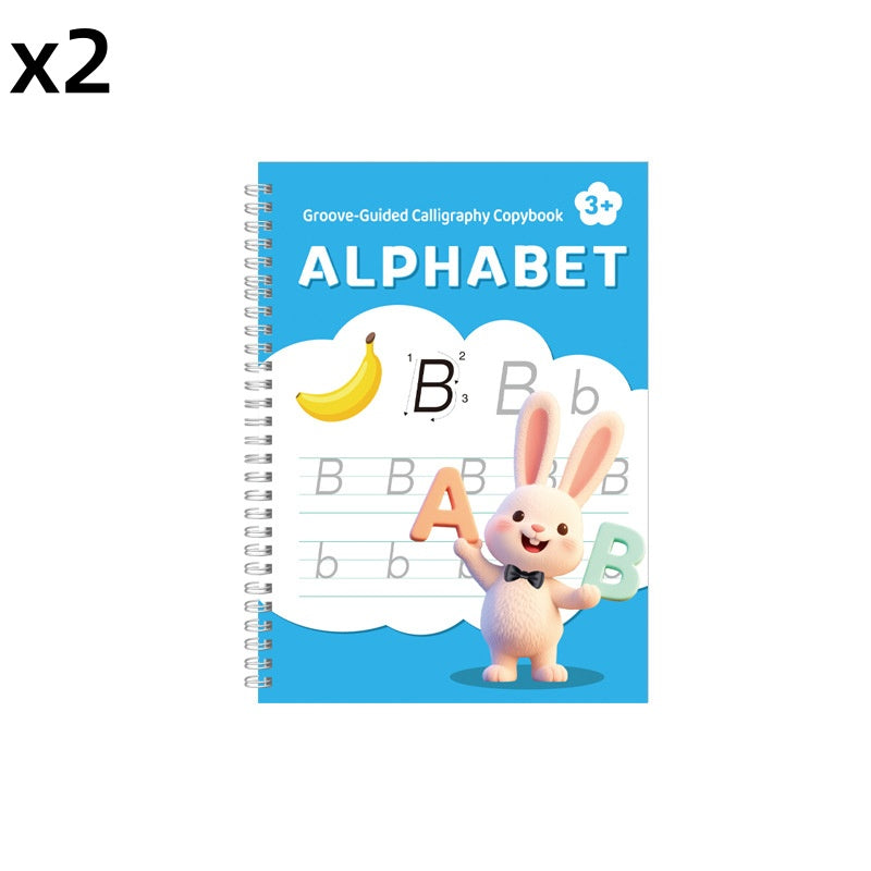 ✍️ 50% korting! Herbruikbaar gegroefd kalligrafie oefenboek – voor kinderen. Verbeter handschrift, eindeloos oefenen & milieuvriendelijk! ✨📚