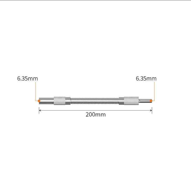 🔧 50% korting! Flexibele verlengas – 6,35 mm zeskant, 3 lengtes (200/250/300 mm). Bereik schroeven in krappe hoeken & lastige ruimtes! ✨💪