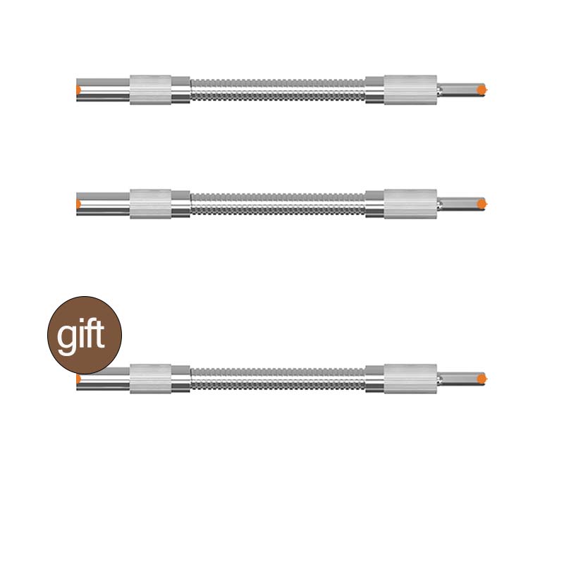 🔧 50% korting! Flexibele verlengas – 6,35 mm zeskant, 3 lengtes (200/250/300 mm). Bereik schroeven in krappe hoeken & lastige ruimtes! ✨💪