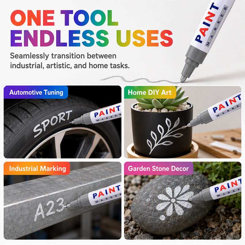 Waterproof Quick-Drying Paint Marker Pens