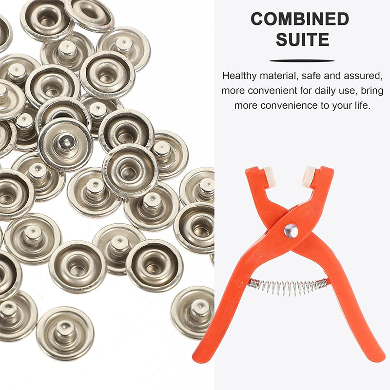 🧵 50% korting! Drukknopen tang set – geen naald & draad nodig, ergonomisch & RVS. Bevestig knopen in seconden op kleding & stoffen! ✨💪