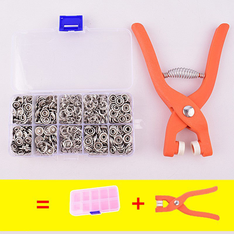 🧵 50% korting! Drukknopen tang set – geen naald & draad nodig, ergonomisch & RVS. Bevestig knopen in seconden op kleding & stoffen! ✨💪