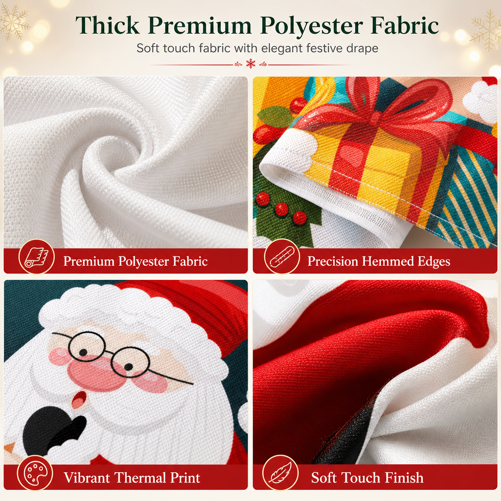 🎄 50% korting! Kerstdeurdecoratie – levendige thermische print, dik polyester & eenvoudig op te hangen. Transformeer je voordeur in feestelijke sfeer – 185×90 cm! ✨🚪