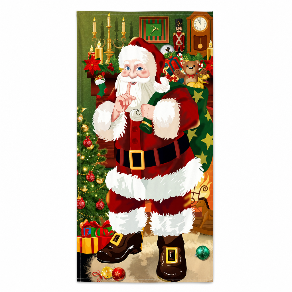 🎄 50% korting! Kerstdeurdecoratie – levendige thermische print, dik polyester & eenvoudig op te hangen. Transformeer je voordeur in feestelijke sfeer – 185×90 cm! ✨🚪