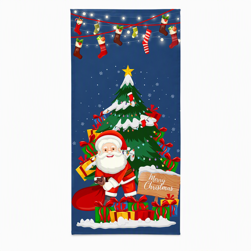 🎄 50% korting! Kerstdeurdecoratie – levendige thermische print, dik polyester & eenvoudig op te hangen. Transformeer je voordeur in feestelijke sfeer – 185×90 cm! ✨🚪