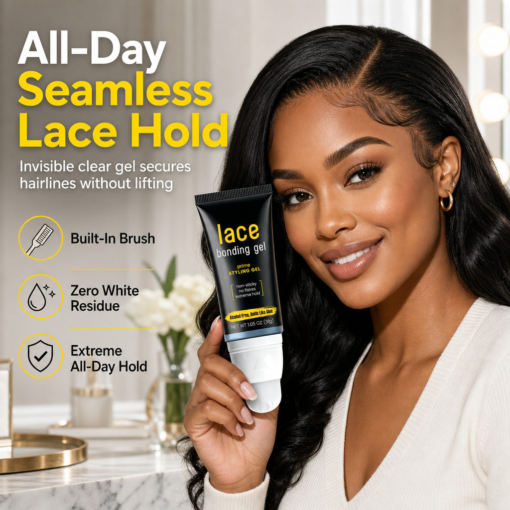 💇‍♀️ 50% korting! Kant fixatie gel – transparante, zweetbestendige hold de hele dag. Naadloze afwerking, geen witte resten – met precisie siliconentip! ✨💧