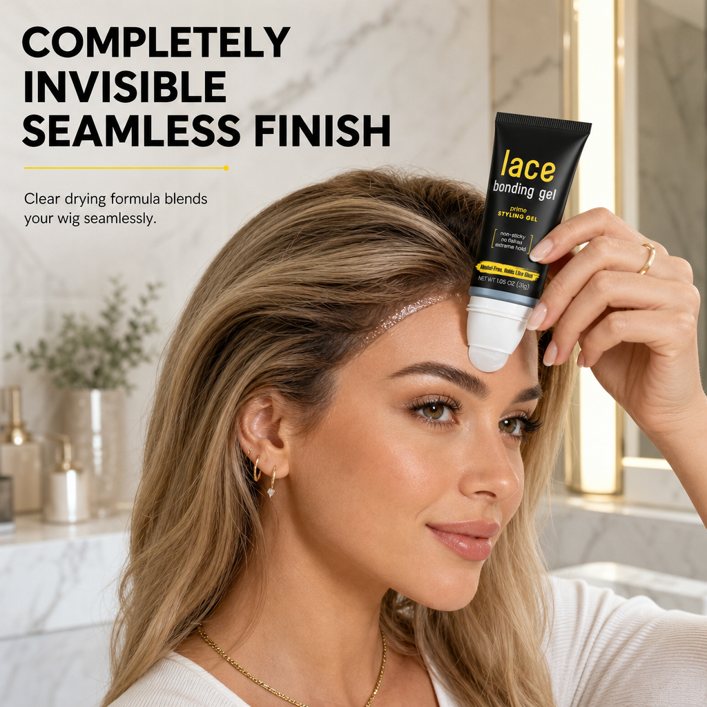💇‍♀️ 50% korting! Kant fixatie gel – transparante, zweetbestendige hold de hele dag. Naadloze afwerking, geen witte resten – met precisie siliconentip! ✨💧