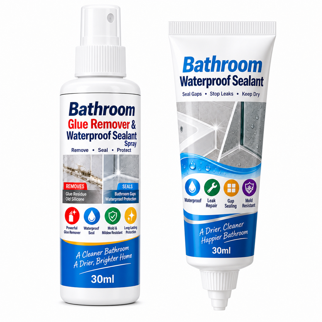 🛁 50% korting! Badkamerkit set – restenverwijderaar + afdichtingspasta. Verwijder oude kit & vernieuw voegen in enkele stappen – nette afwerking! ✨🔧