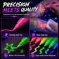 🌟 50% korting! UV glow tattoo markers – fluorescerende inkt, huidveilig & sneldrogend. Schitter op feesten, concerten & festivals – ook voor DIY! ✨🎨