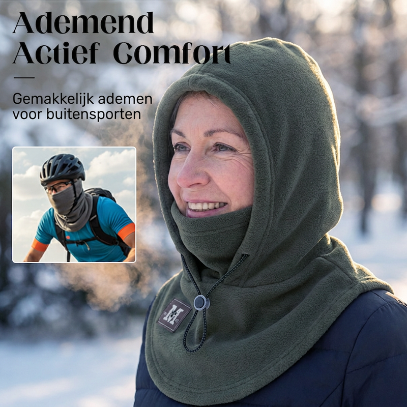 🧣 50% korting! Thermische balaclava – 3-in-1: capuchon, gezichtsmasker & nekwarming. Windbestendig, ademend & verstelbaar trekkoord! ✨❄️