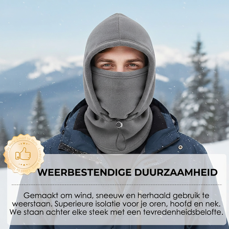 🧣 50% korting! Thermische balaclava – 3-in-1: capuchon, gezichtsmasker & nekwarming. Windbestendig, ademend & verstelbaar trekkoord! ✨❄️