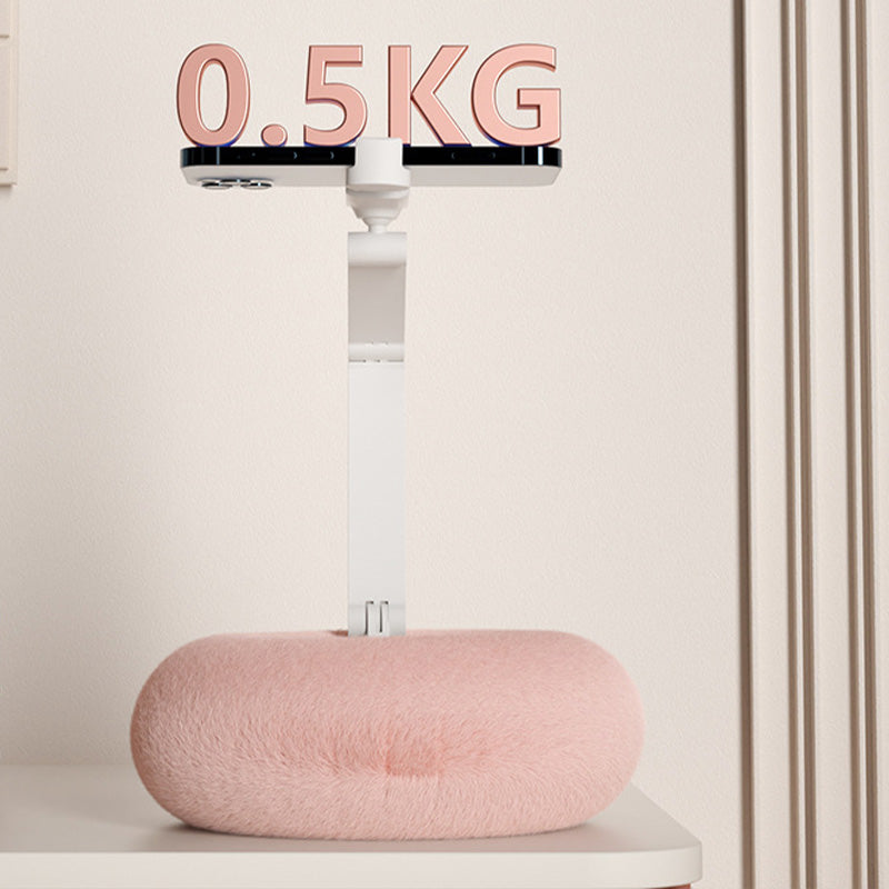 🧸 50% korting! Pluche telefoonhouder – zachte afneembare kussenbasis, 360° verstelbaar & stretchbare klem. Perfect voor bed & bank! ✨📱