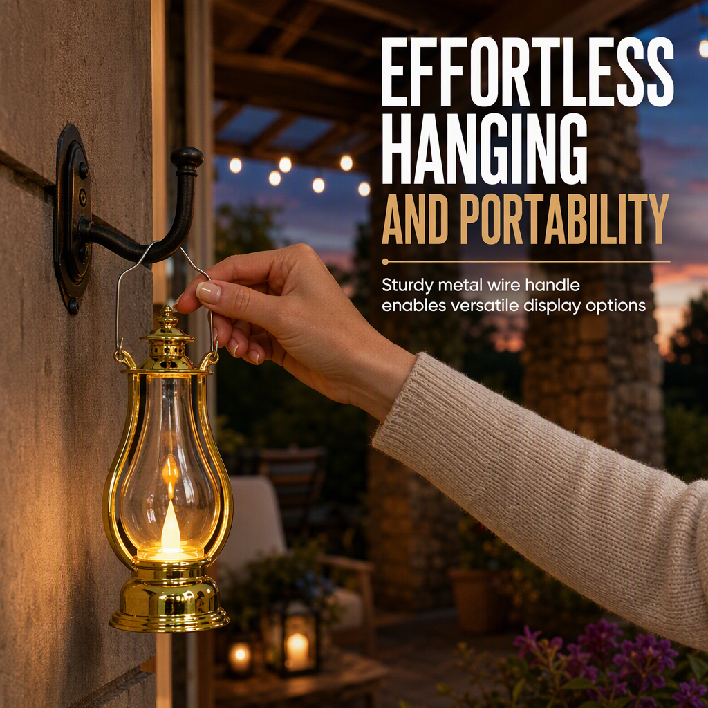 🏮 50% korting! Vintage LED petroleumlantaarn – realistisch flakkerend kaarslicht, veilig zonder vuur & rook. Perfect voor sfeer binnen & buiten! ✨🔥