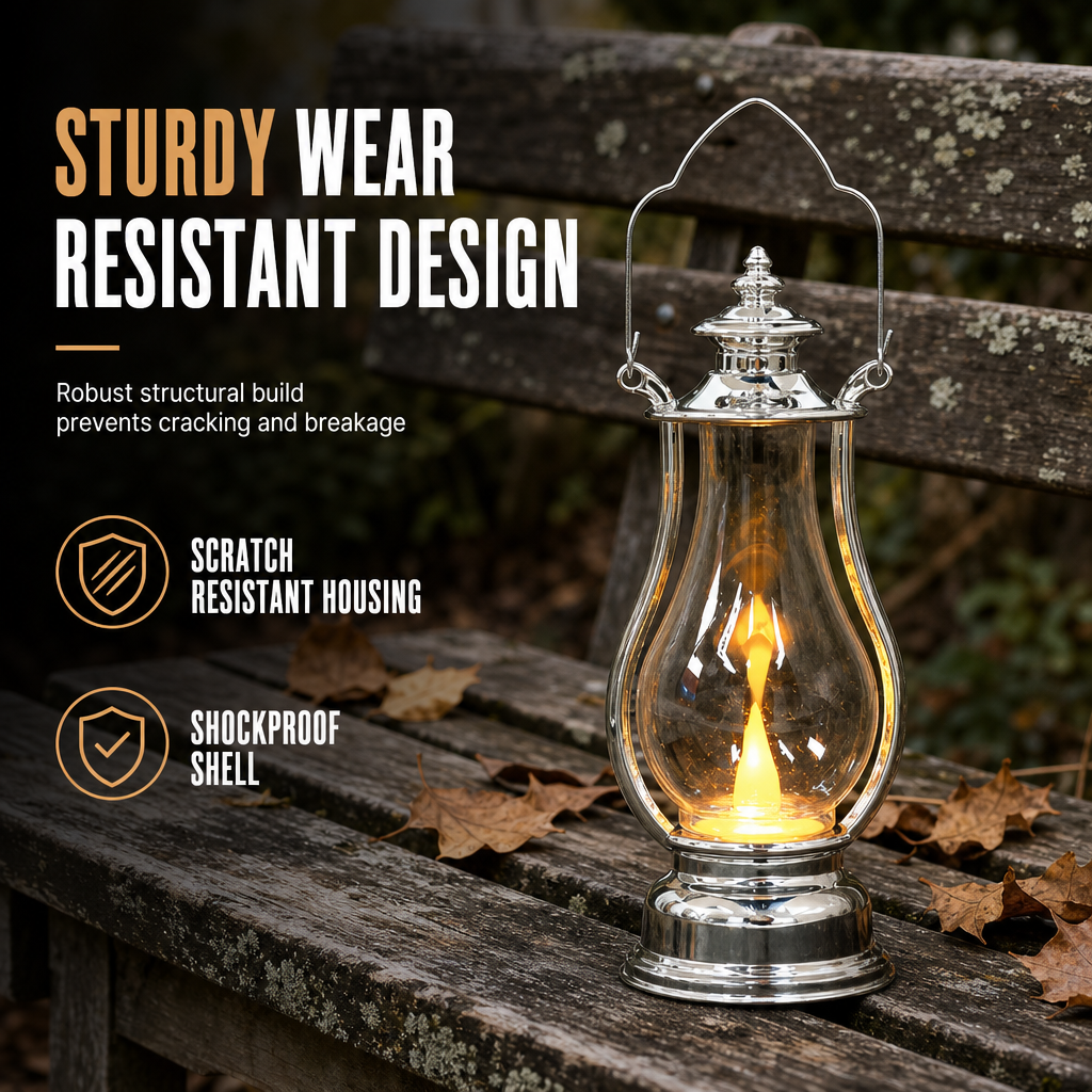 🏮 50% korting! Vintage LED petroleumlantaarn – realistisch flakkerend kaarslicht, veilig zonder vuur & rook. Perfect voor sfeer binnen & buiten! ✨🔥