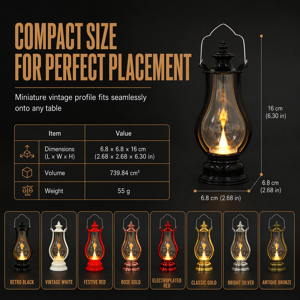 🏮 50% korting! Vintage LED petroleumlantaarn – realistisch flakkerend kaarslicht, veilig zonder vuur & rook. Perfect voor sfeer binnen & buiten! ✨🔥