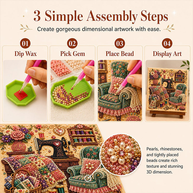 💎 50% korting! Creative Escape diamantkunst kit – ontspannend, schermvrij & prachtig detail. Perfect voor kamerdecoratie & als cadeau! ✨🎨