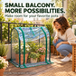 🌱 50% korting! Transparante mini kas hoes – beschermt planten tegen wind & regen, met rits voor eenvoudige toegang. Voor balkon & patio! ✨🪴