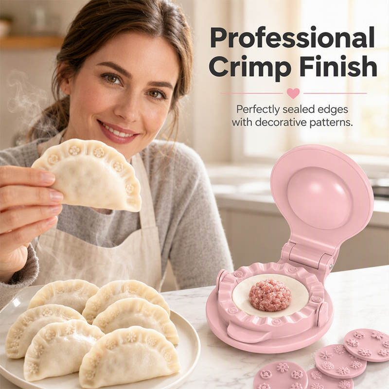 🥟 50% korting! 2-in-1 dumpling maker – druk deeg plat & vorm dumplings met één handig hulpmiddel. Handmatig, PP materiaal & compact! ✨💪