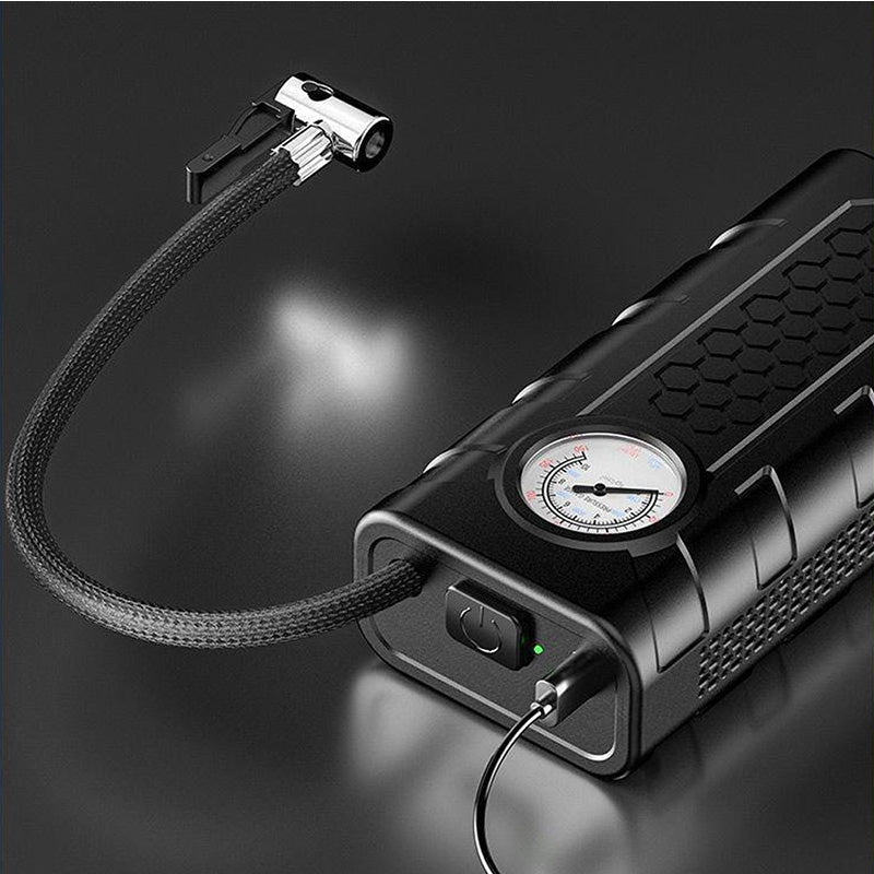 🚗 50% korting! Draadloze oplaadbare bandenpomp – 35 l/min, mechanische drukmeter & USB-oplaadbaar. Compact & ideaal voor onderweg! ✨💨