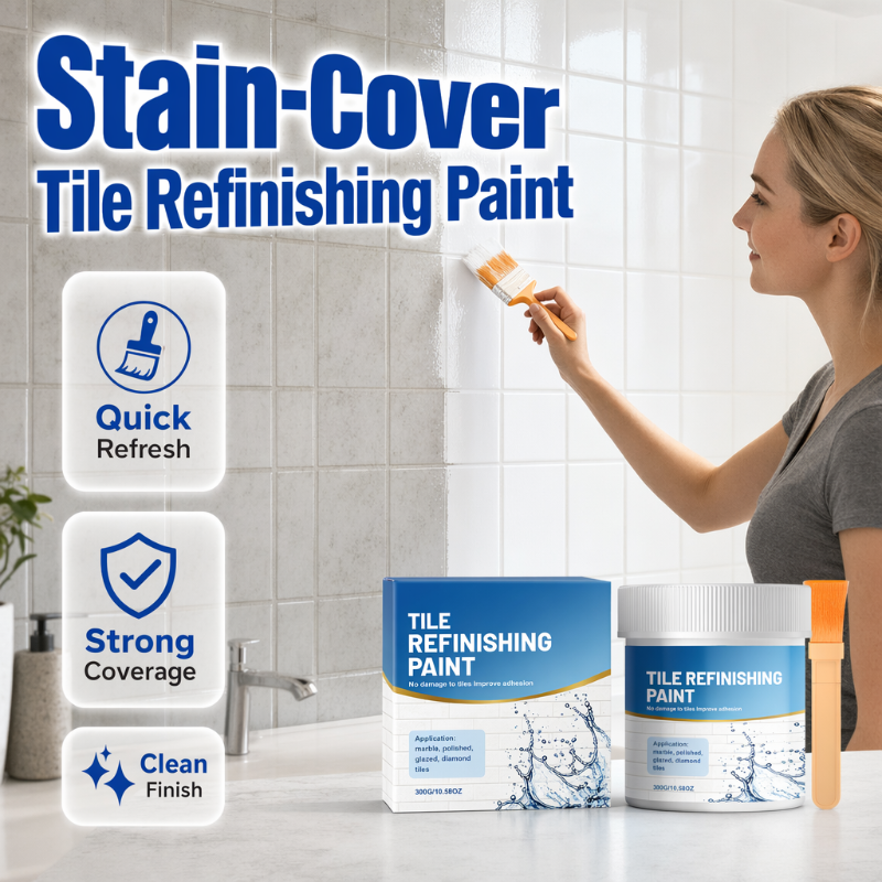 🎨 50% korting! Witte tegelrenovatieverf – dekt vlekken & verkleuring, kwast inbegrepen. Fris tegels op zonder te vervangen – 300 g! ✨🏠