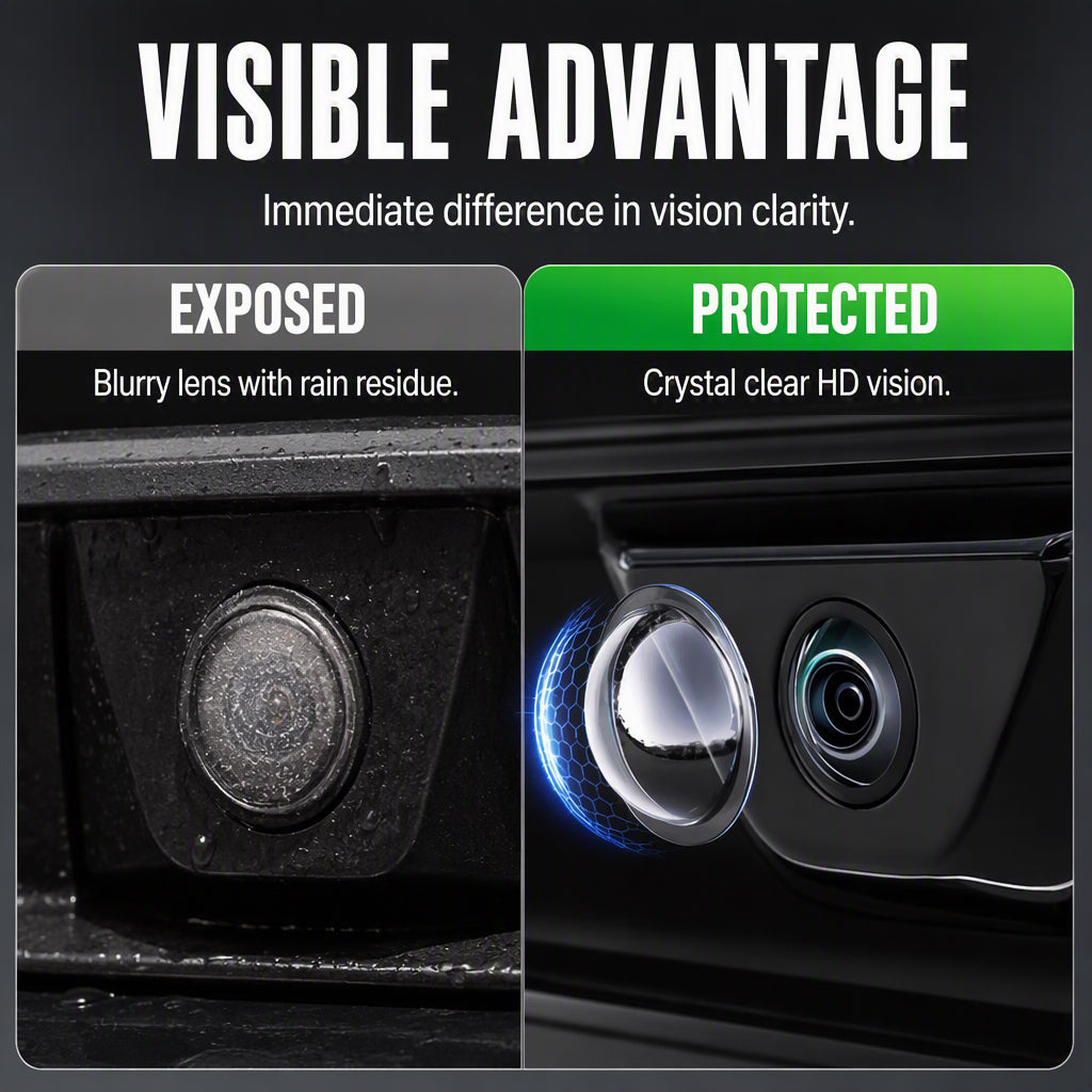 🚗 Transparante beschermkap voor autocamera