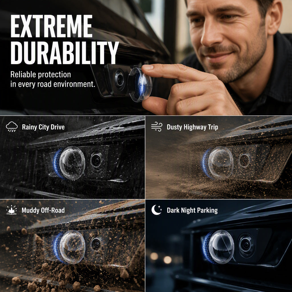 🚗 Transparante beschermkap voor autocamera