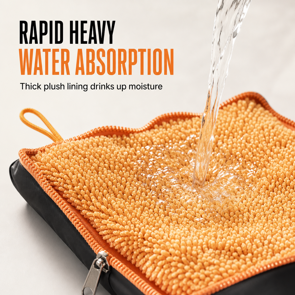 ☔ Absorberende opberghoes voor vouwparaplu