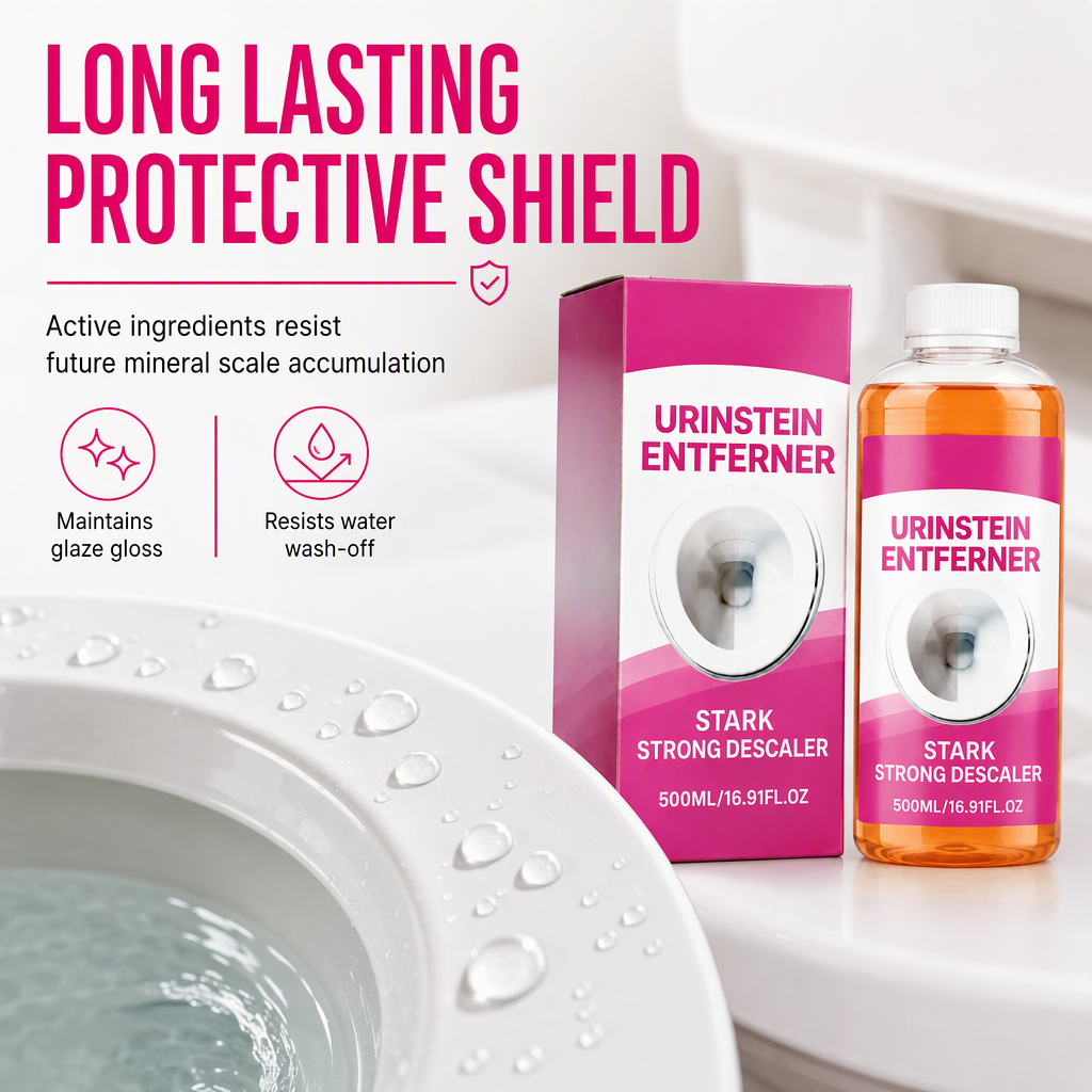 🚽 50% korting! Toiletreiniger tegen kalkaanslag – vloeibare formule, gericht aanbrengen & verwijdert kalk- en urinesteen. 100 ml of 500 ml! ✨💧