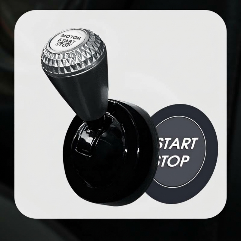 🚗 50% korting! Universele startknop cover – volledig metaal, mechanisch startritueel & krasvrij. Past op elk interieur – 4 kleuren, eenvoudige installatie! ✨🔘